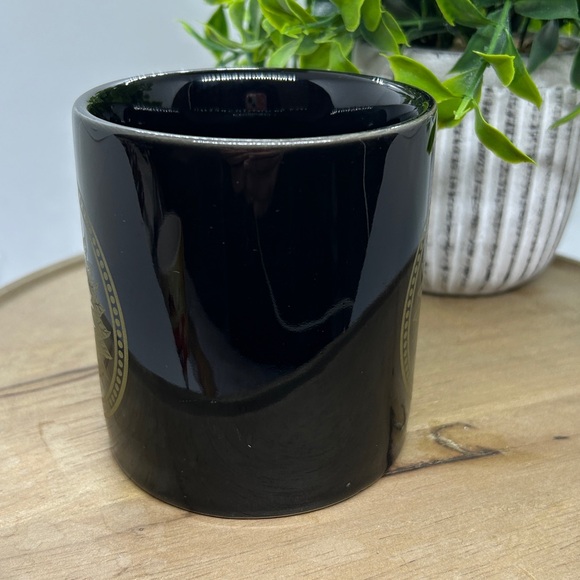 Tabacalera Perdomo Cigar Brand Celebrated on 16 oz High-Gloss Black Coffee Mug - Picture 2 of 8